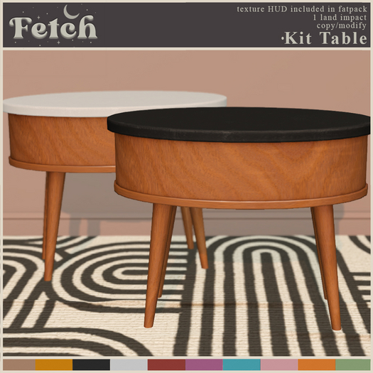 Second Life Marketplace - [Fetch] Kit Table - FATPACK